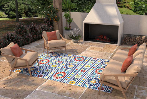 Bashian Veranda V107-VR102 Multi Rug