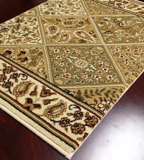 Persian Garden CB39/B001a Beige Carpet Hallway and Stair Runner - 31" x 32 ft