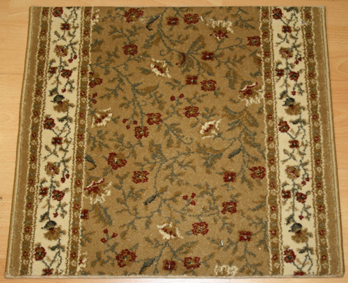 Como 1593 Beige Carpet Hallway and Stair Runner - 26" x 32 ft