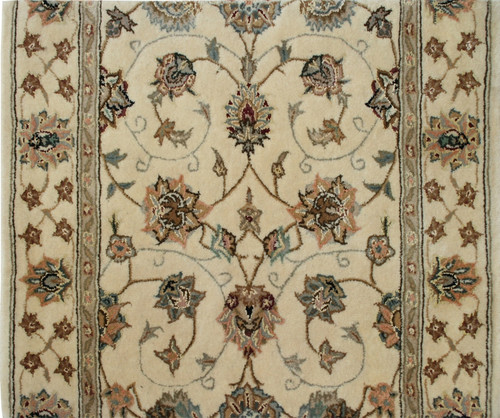Nourison 2000 2023 Ivory Carpet Hallway and Stair Runner - 30" x 20 ft