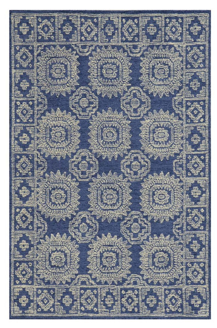 Kas Hudson 2469 Navy Suzani Rug