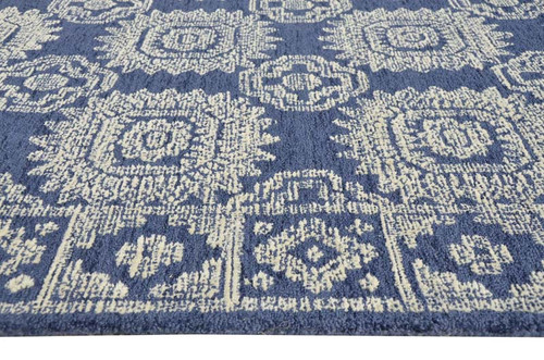 Kas Hudson 2469 Navy Suzani Rug