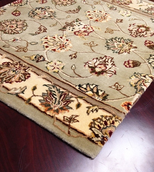 Nourison 2000 2114 Light Green Carpet Hallway and Stair Runner - 30" x 21 ft