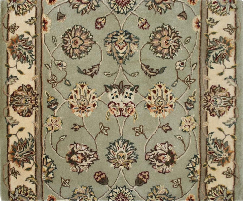 Nourison 2000 2114 Light Green Carpet Hallway and Stair Runner - 30" x 22 ft