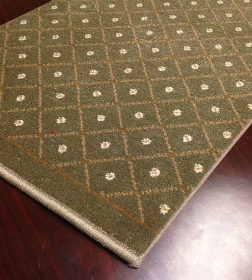 Como 782 Sage Carpet Hallway and Stair Runner - 26" x 32 ft