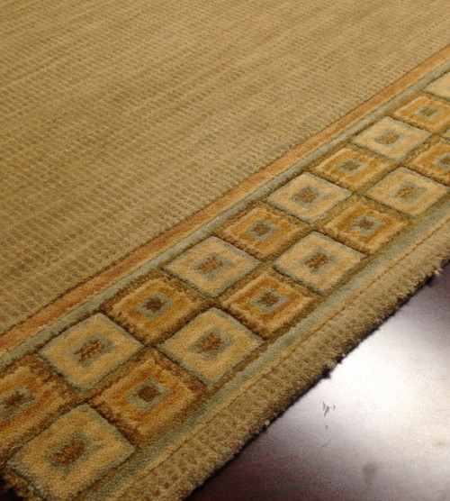 Metropolis ME02 Sage Carpet Hallway and Stair Runner - 30" x 20 ft