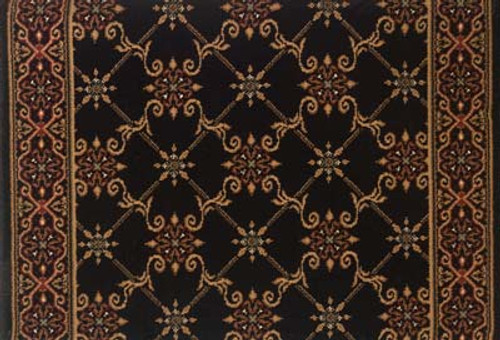 Century Mazara 4786 Onyx Carpet Hallway and Stair Runner - 26" x 15 ft