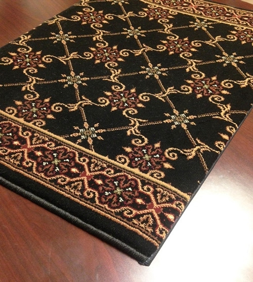 Century Mazara 4786 Onyx Carpet Hallway and Stair Runner - 31" x 40 ft