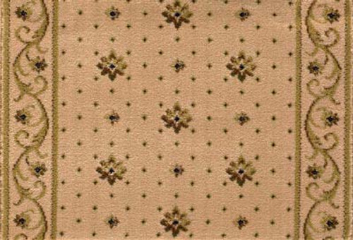 Earnest Ramona 603 Latte Carpet Hallway and Stair Runner - 26" x 13 ft