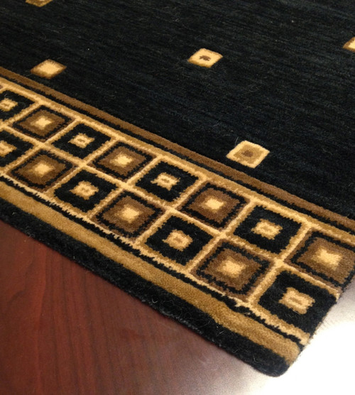 Metropolis ME01 Charcoal Carpet Hallway and Stair Runner - 36" x 18 ft