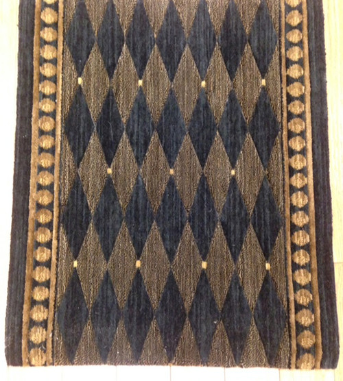 Metropolis ME04 Charcoal Carpet Hallway and Stair Runner - 36" x 20 ft