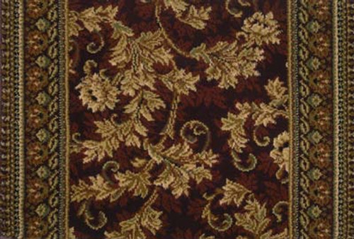 Earnest Scroll 227 Shiraz Carpet Hallway and Stair Runner - 26" x 8 ft
