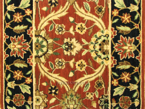 Persian Dream PD03 Rust Carpet Hallway and Stair Runner - 30" x 17 ft