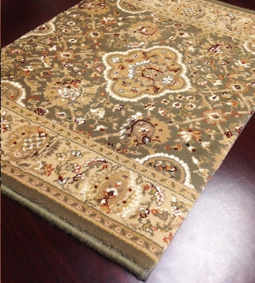 Luminous Capella 25163 Jade Carpet Hallway and Stair Runner - 26" x 8 ft