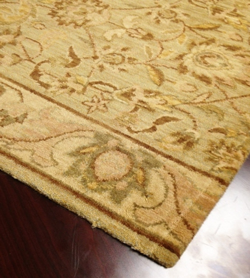 Persian Dream PD01 Light Green Carpet Hallway and Stair Runner - 41" x 30 ft