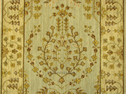 Persian Dream PD02 Light Green Carpet Hallway and Stair Runner - 41" x 11 ft