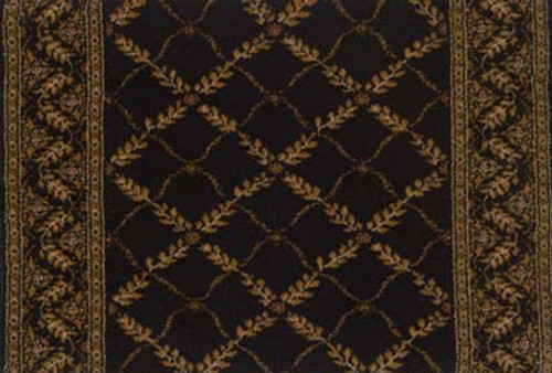 Royal Sovereign Anastasia 2620 Midnight Carpet Hallway and Stair Runner - 26" x 9 ft