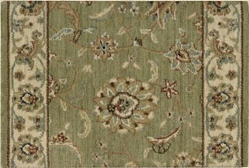 Sultana SU21 Emerald Carpet Hallway and Stair Runner - 27" x 10 ft