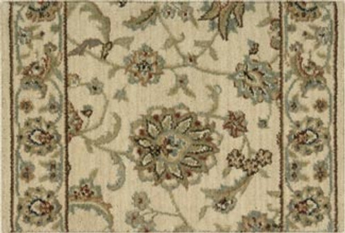 Sultana SU21 Ivory Carpet Hallway and Stair Runner - 27" x 8 ft