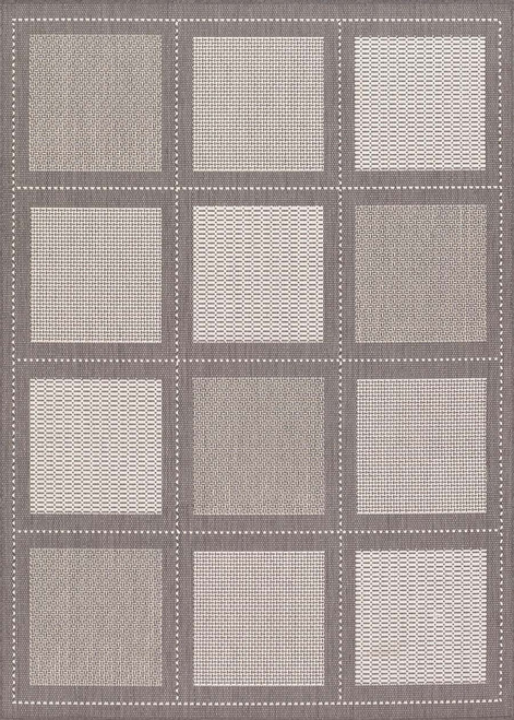 Couristan Recife 1043/3012 Summit Grey/White Rug