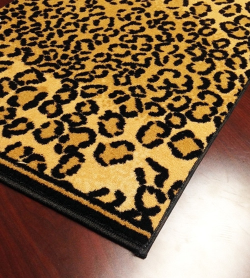 Cape Town CB79/0003a Leopard Carpet Hallway and Stair Runner - 26" x 11 ft