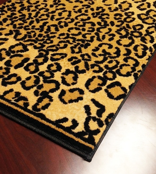 Cape Town CB79/0003a Leopard Carpet Hallway and Stair Runner - 26" x 14 ft