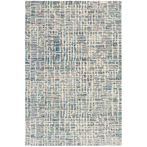 TransOcean Savannah 9512 04 Grid Ocean Rug