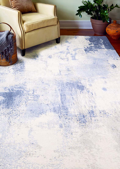 Bashian Everek E110-5570A Blue Rug