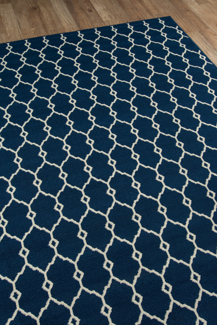 Momeni Baja BAJ-2 Trellis Navy Rug