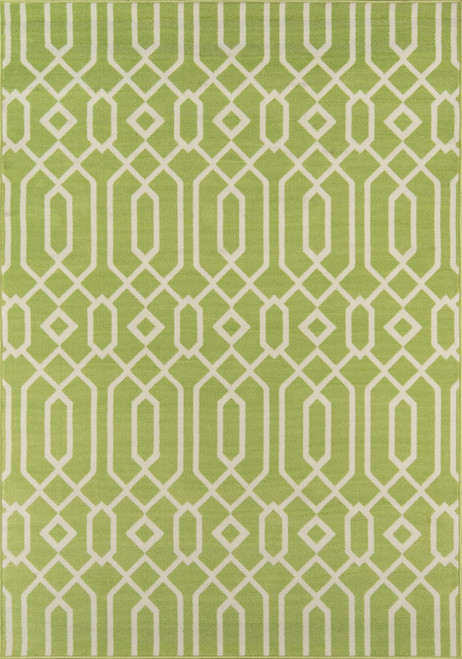 Momeni Baja BAJ-3 Links Green Rug