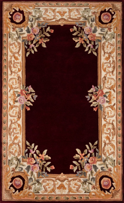 Momeni Harmony India HAI-7 Burgundy Rug