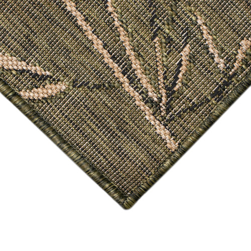 TransOcean Carmel 8488 06 Bamboo Border Green Rug