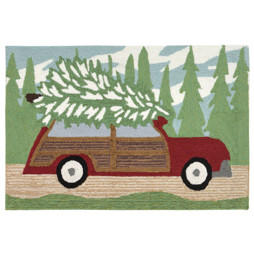 TransOcean Frontporch 1853 16 Woody Wonderland Pine Rug