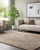Caesar CAE-1005 Charcoal Beige Rug by Livabliss