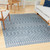 Nourison Home Astra Machine Washable ASW10 Blue Rug