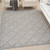Nourison Home Easy Care NES01 Silver Grey Rug