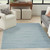 Nourison Home Washable Essentials WAE01 Aqua Rug