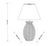 Surya Pubil PBL-001 Accent Table Lamp