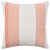 Jaipur Living Parque ACA09 Outdoor Handmade Striped Orange And Gray Pillow