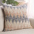 Jaipur Living Isoke NAJ02 Handmade Solid White And Blue Pillow