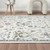 LR Home Gala 81271 Ivory Blue Rug