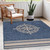 LR Home Seaside 81871 Navy White Rug