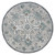 LR Home Sinuous 54152 Taupe Gray Blue White Rug