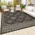 LR Home Tribu 82492 Black Ivory Rug