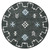 LR Home Vibrance 3563 Charcoal Cream Blue Rug