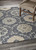LR Home Victorian 81582 Dark Gray Blue Rug