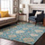 Addison Mayfield AMF1026 Teal Rug
