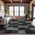 Addison Mayfield AMF1139 Black Rug