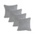 LR Home Insignia 07406 Black White Pillow