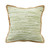 LR Home Riley 07763 Sweet Pea Green White Tan Pillow